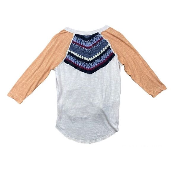 We the free spring bound 3/4th sleeve top - Picture 4 of 9